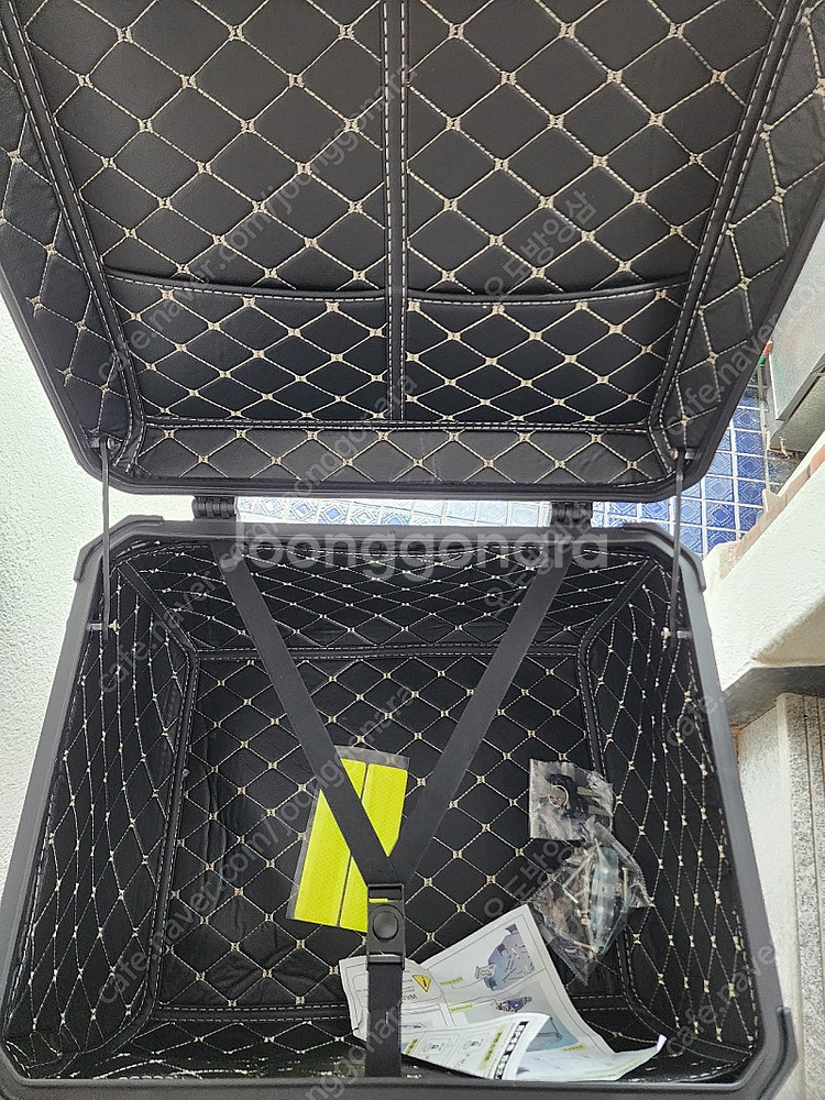 알루미늄 탑박스 80L X무늬 실버, 민무늬 실버--2