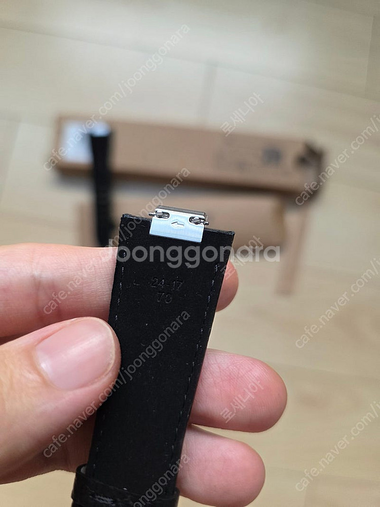 티쏘 prx35 공식 정품 가죽줄, 가죽밴드 팝니다 티...--4