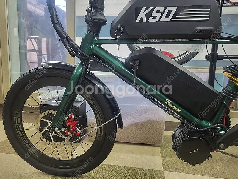 바팡 미드모터 1000w장착한 카고 바이크--3