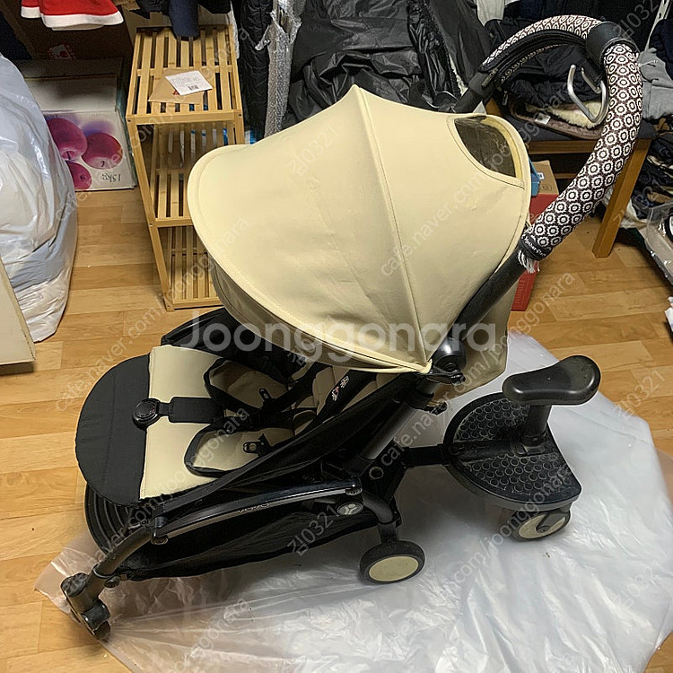 베이비젠요요 유모차+라이더,컵홀더,방석,커버 풀셋--0