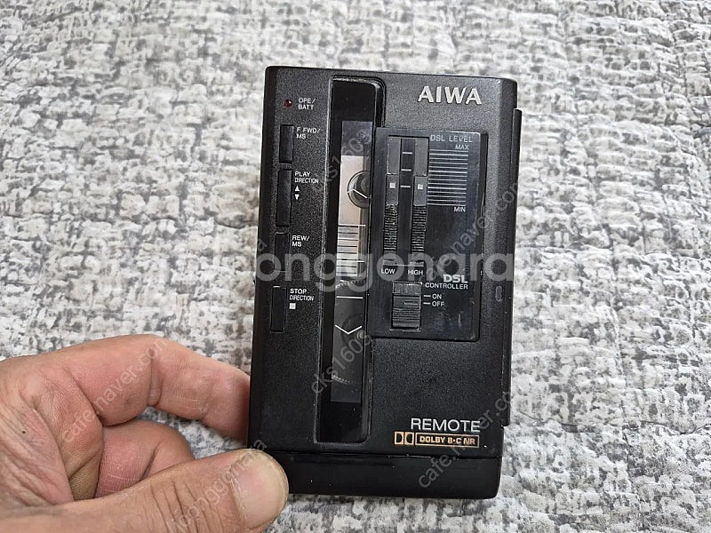 AIWA 워크맨 HS-PX10 블랙색상 정크기기 판매합...--0