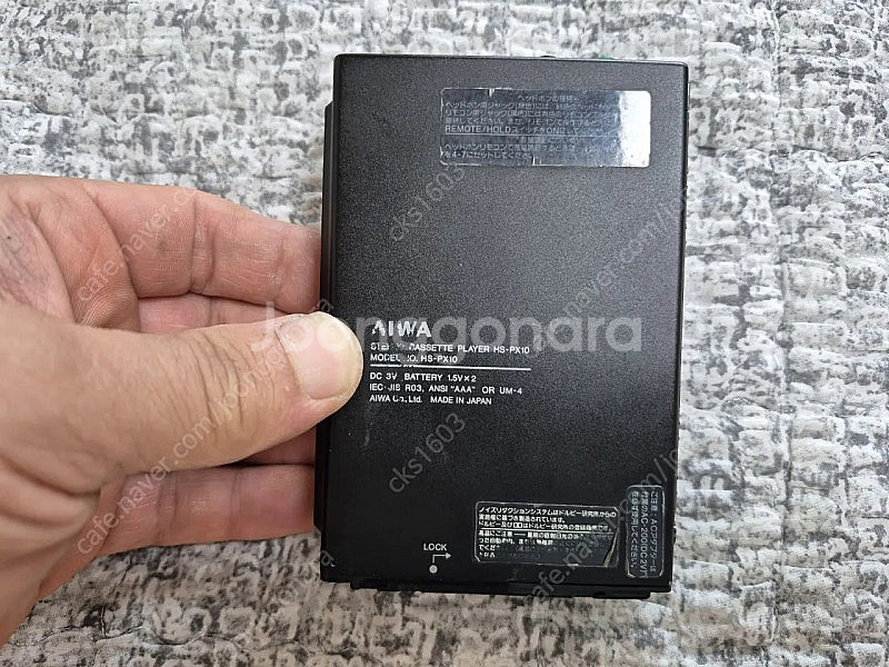 AIWA 워크맨 HS-PX10 블랙색상 정크기기 판매합...--6