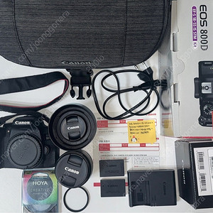 캐논 800d +렌즈 2종+가방 등 풀세트