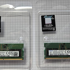 DDR5 8gb 5600 노트북 메모리 2개 판매합니다.