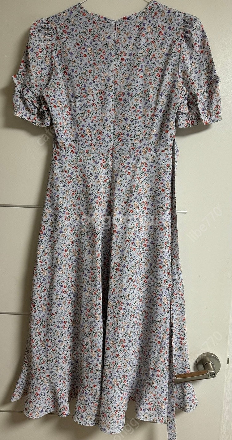 SOUP 플라워 랩 원피스--2