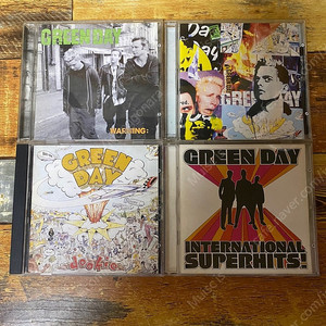 GREENDAY 락 그린데이 green day -dookie (1994)등 CD 앨범4장