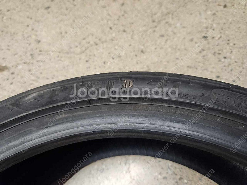 미니 순정 런플렛 타이어 팝니다. 205/40R18 굿...--4