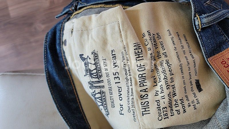 남일제 리바이스 남성허리 32인치(502모델)--4