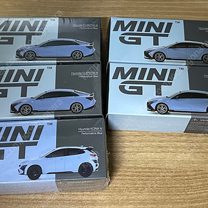 미니지티 mini gt 아반떼,코나 일괄