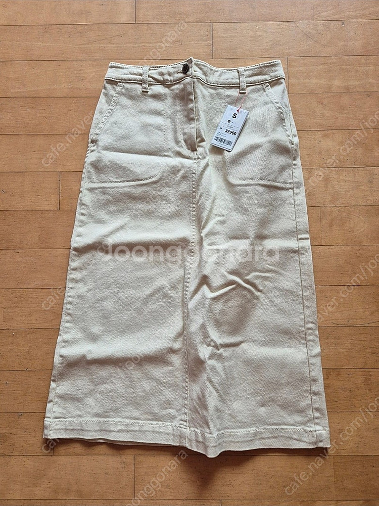 스파오 코튼 롱 스커트--0