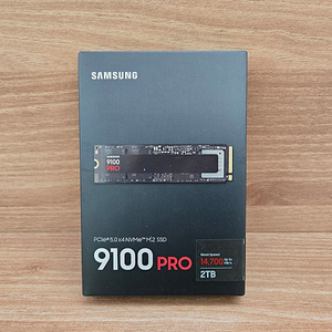삼성전자 M.2 Nvme SSD 9100 PRO (정품) 2TB 미개봉신품