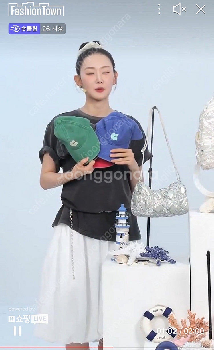 (카리나,나나 착용)칼린 모자, 칼린 뉴 로고 워시드 ...--2