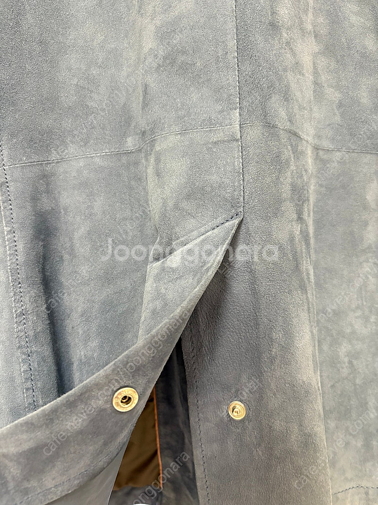 맨온더분 블루 스웨이드 자켓 팝니다--7