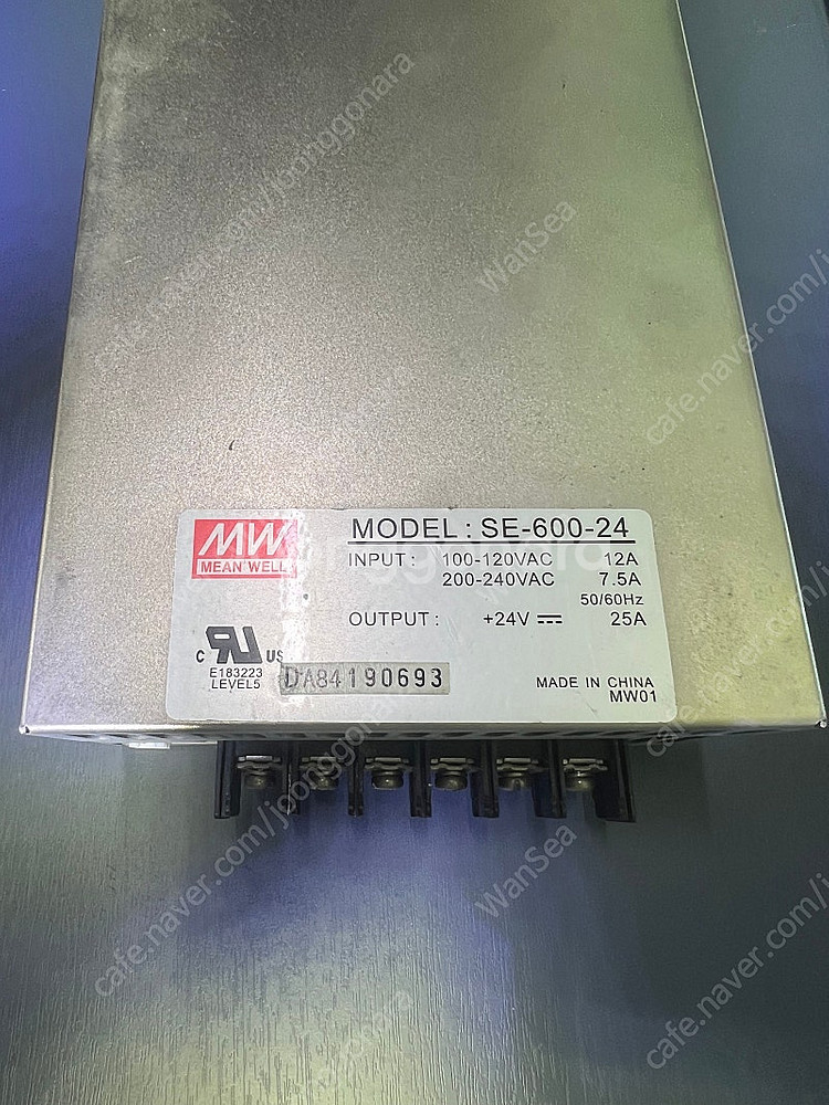 민웰 SE-600-24v 25a 파워서플라이--1