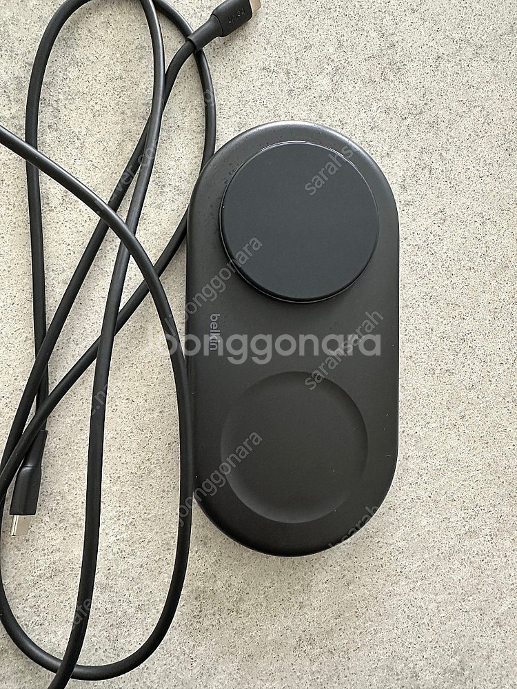 벨킨 Qi2 15W 2in1 마그네틱 무선 충전 패드--0