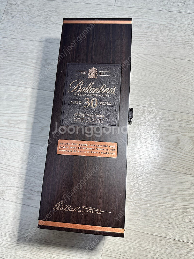 반값택배 무료! 발렌ㅌㅏ인 30년산 위스ㅋㅣ 공병, 우드케이스--1