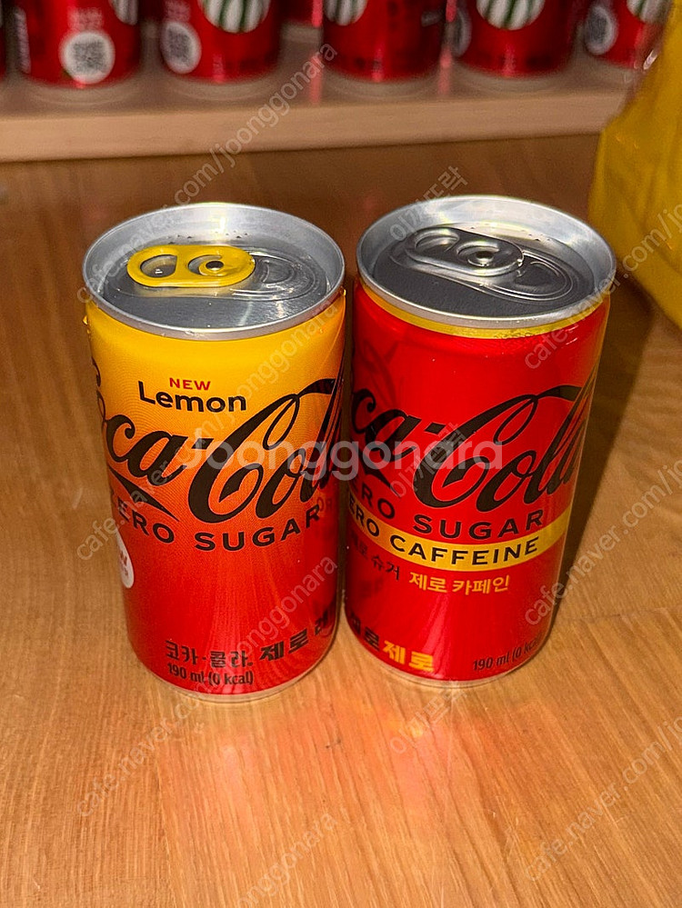 코카콜라 제로 레몬 190ml--0