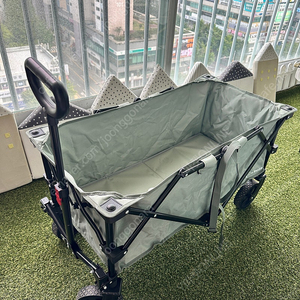 가격인하! 캠핑 웨건 (블랙디어) 122리터 실용적인 경량 웨건 수레, 피크닉용으로 최고, 튼튼하고 수납 작은 웨건