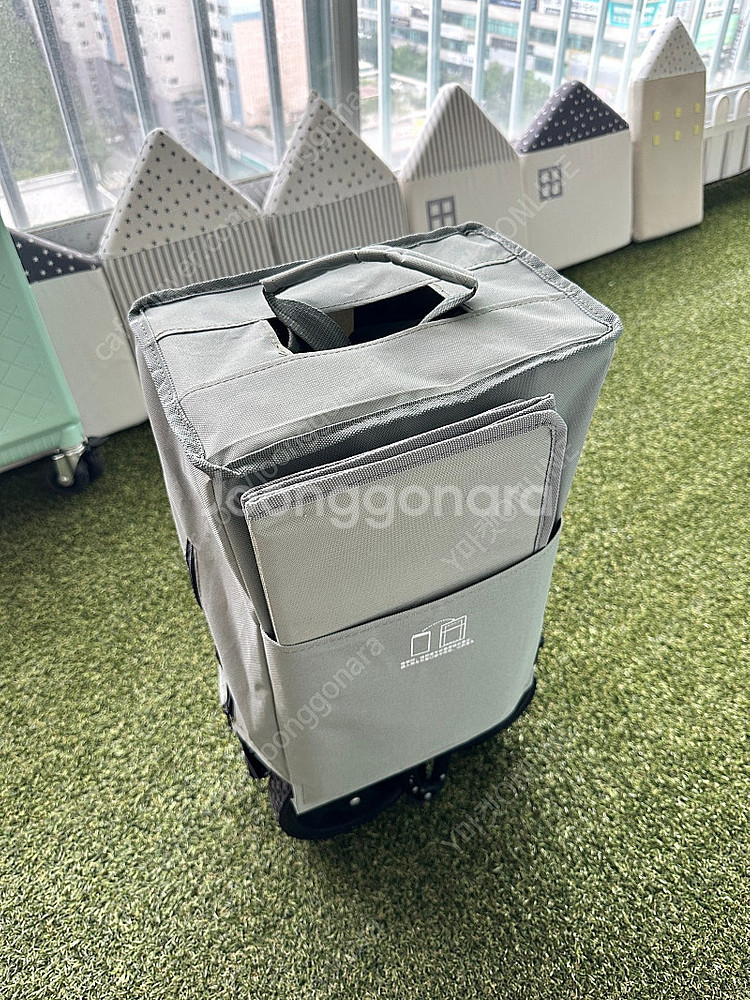 가격인하! 캠핑 웨건 (블랙디어) 122리터 실용적인 경량 웨건 수레, 피크닉용으로 최고, 튼튼하고 수납 작은 웨건--6