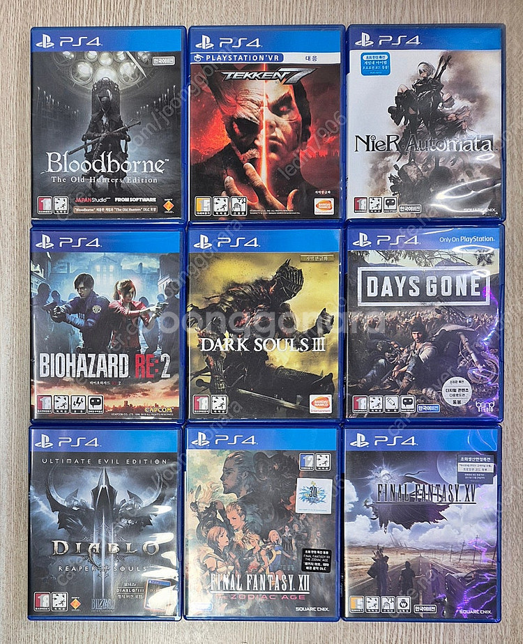 ps4 블러드본 올드헌터 철권7 니어오토마타 다크소울3...--0