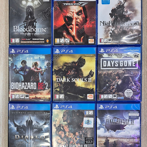 ps4 블러드본 올드헌터 철권7 니어오토마타 다크소울3 데이즈곤 디아블로3 파판12조디악 파판15