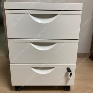 이케아 에리크(ERIK) 이동식 3단 서랍유닛(3만원)