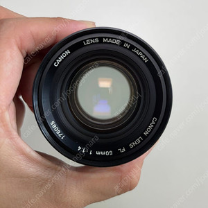 캐논 FL 50mm 1:1.4 수동 렌즈