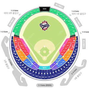[기아 vs 두산] 08/16(토), 08/17(일) 3루 외야 지정석 (2연석 * 2), 중앙 네이비석 (4연석) [매진 임박]