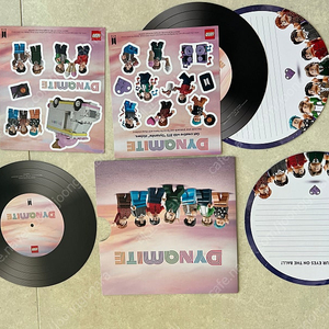 레고 방탄소년단 bts 스티커 및 편지지(새상품) 이미지