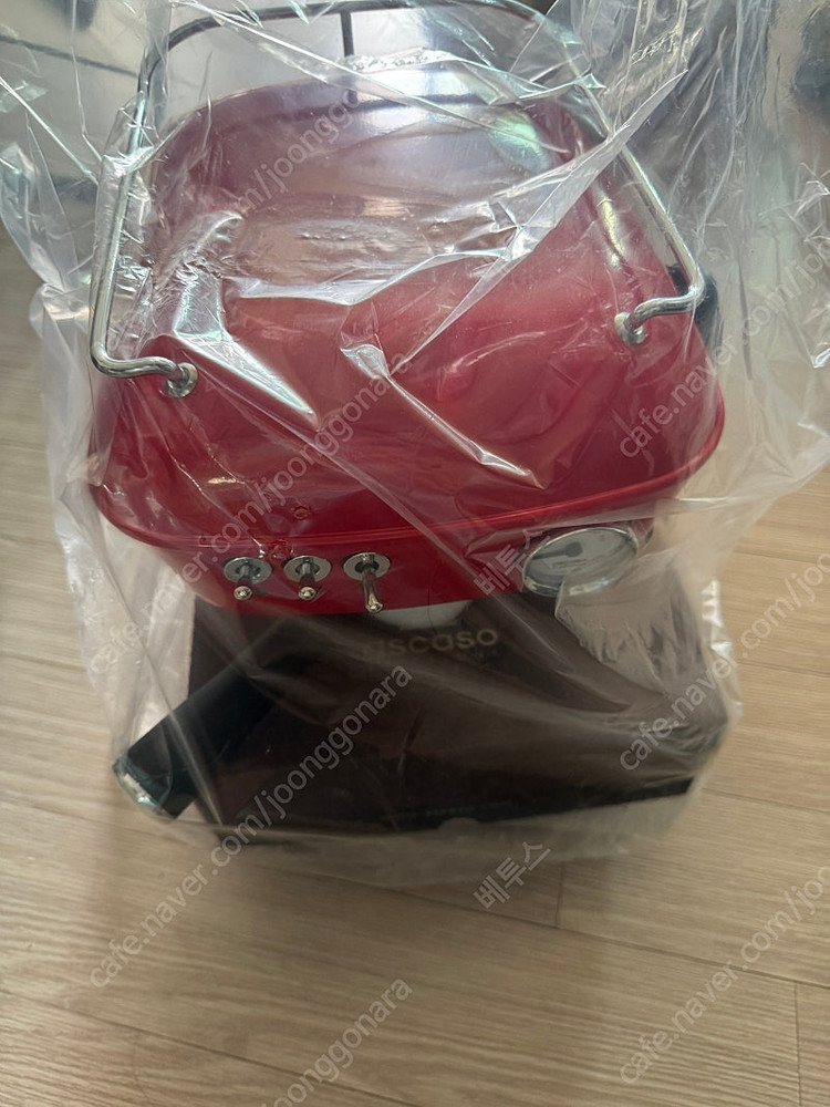 아스카소 드림 커피머신 레드 (미사용)--2