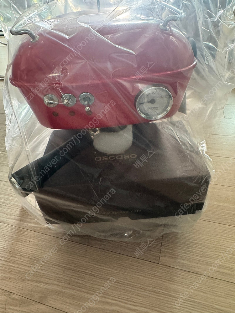 아스카소 드림 커피머신 레드 (미사용)--0