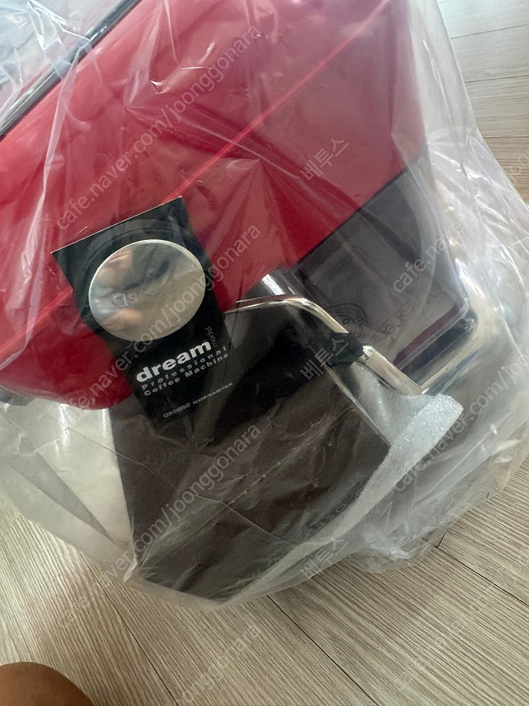 아스카소 드림 커피머신 레드 (미사용)--3