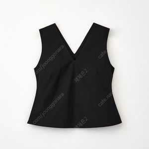 Sie시에 밀란 슬리브리스 블라우스 블랙M