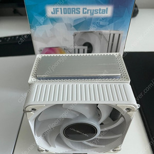 [CPU쿨러] 지우샥 JF100RS Crystal RGB 화이트 택포 1.5만 팝니다. (부평)