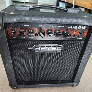 Artec G15 기타앰프입니다