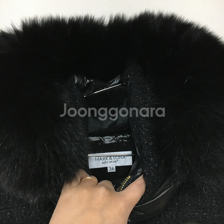 새상품 마크앤로나 23FW 구스 롱 패딩 조끼 S / ...--2