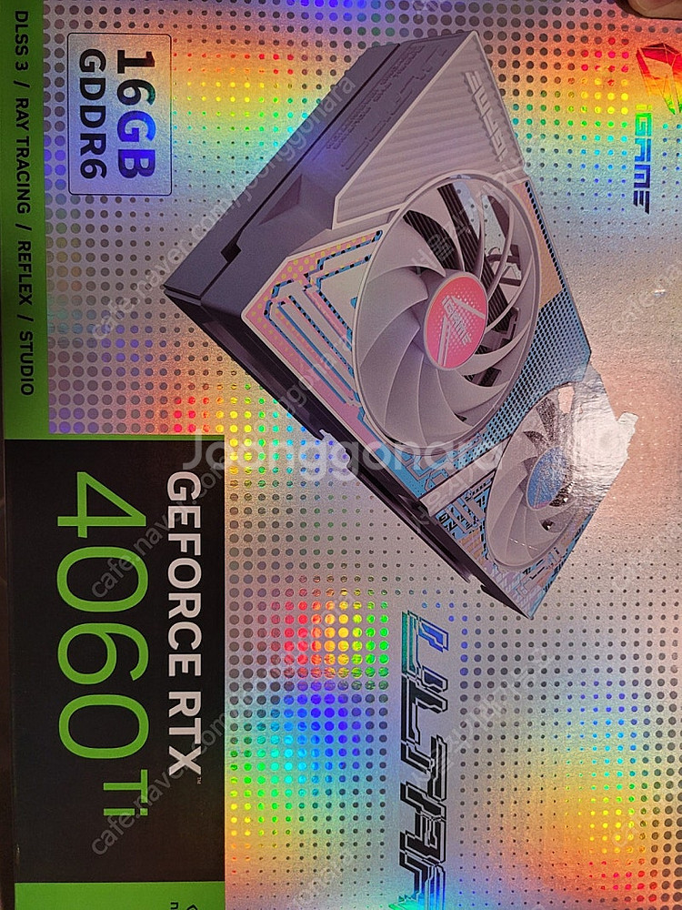 rtx 4060ti 16g 화이트 모델--0