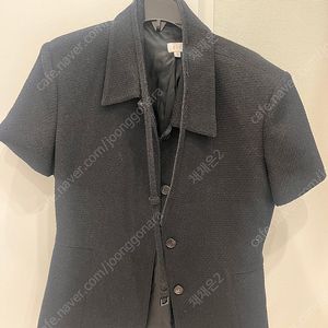 Sie시에 로제라인 하프자켓 블랙1