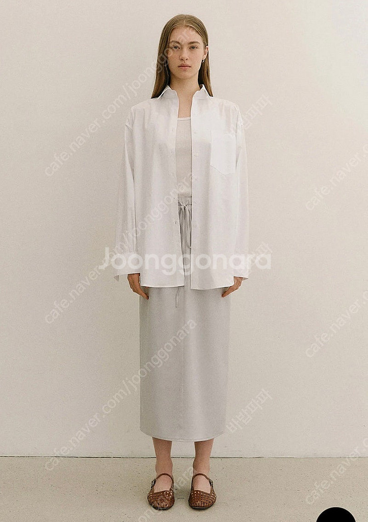 베뉴엣 dove skirt 도브 스커트 실버--1