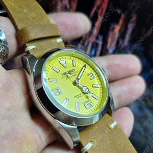 SEIKO 세이코 MOD NH35 옐로 커스텀