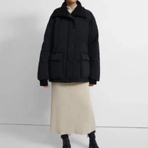 THEORY 띠어리 23FW 니트 푸퍼 다운 패딩 S / 랑방 마인 오브제 타임 럭키슈에뜨 산드로 마쥬 오르 시에 시스템