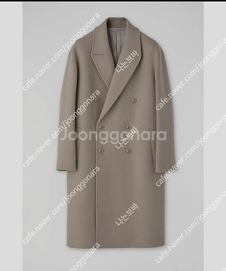 쿠어 coor MTR 오버핏 더블 롱 코트 L (모카)--0