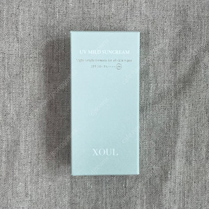 xoul 소울 유브이 마일드 선크림