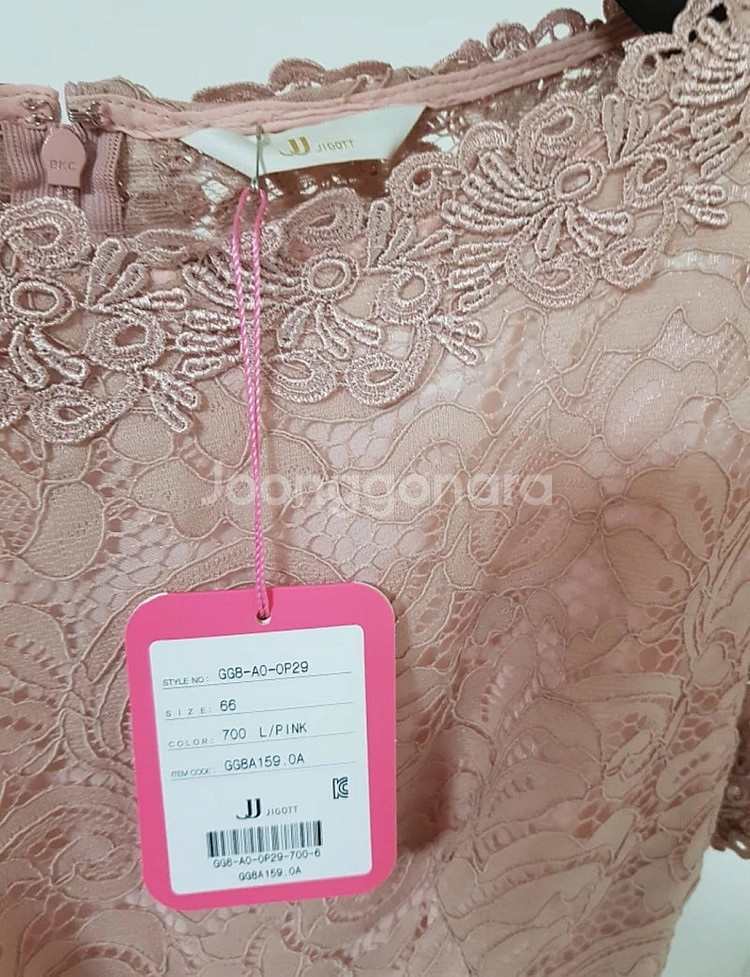 JJ지고트 레이스 핀턱 원피스--3