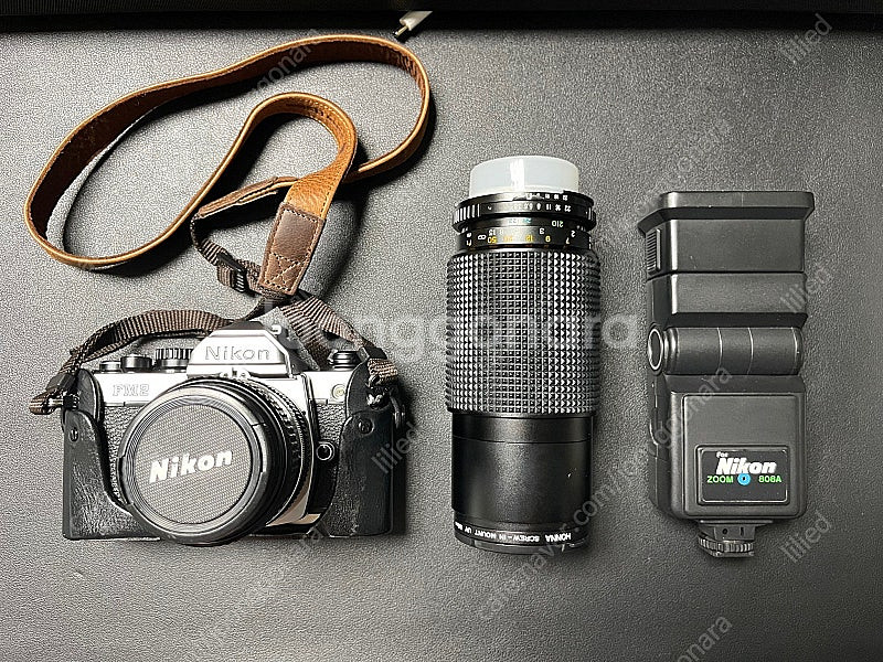 니콘 Fm2 + 50mm + 70+200mm + 전용케...--0