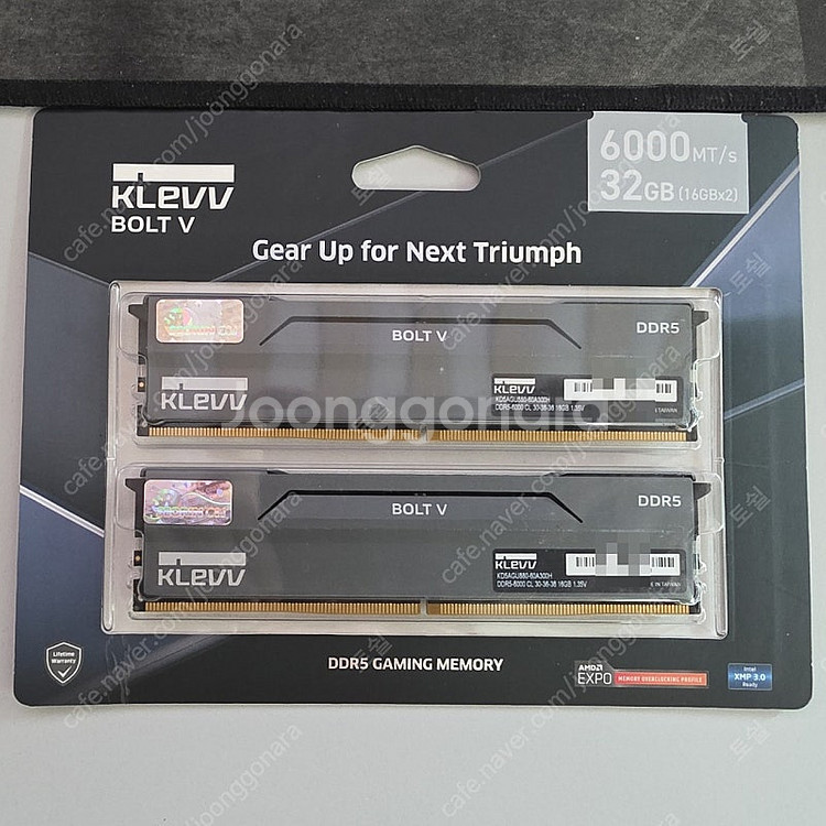 클레브 KLEVV DDR5 6000 CL30 BOLT ...--0