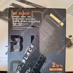 WD BLACK 2TB SN850X 히트싱크 판매 합니다