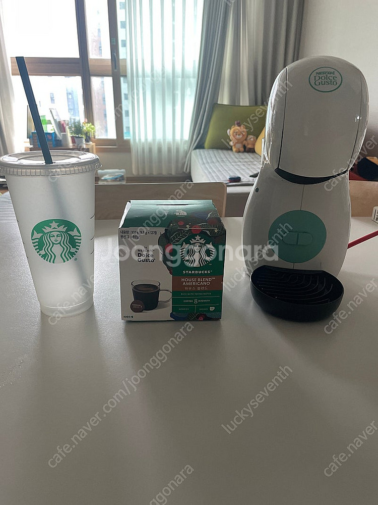 돌체구스토 커피머신+스타벅스 캡슐--0