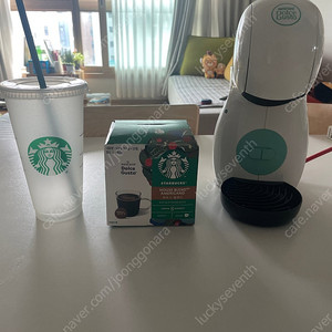 돌체구스토 커피머신+스타벅스 캡슐