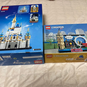 [서울/강남] 미개봉 새상품 레고 디즈니캐슬 40478, 런던 엽서 40569 일괄